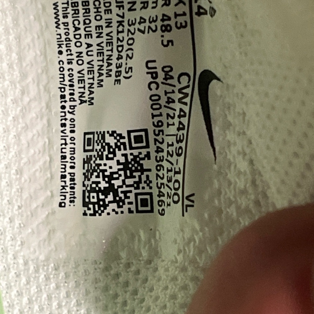 Nike Alpha Huarache 8 Pro LAX White Platinum CW4439-110 Men's Size 14 Cl… - Picture 10 of 10
